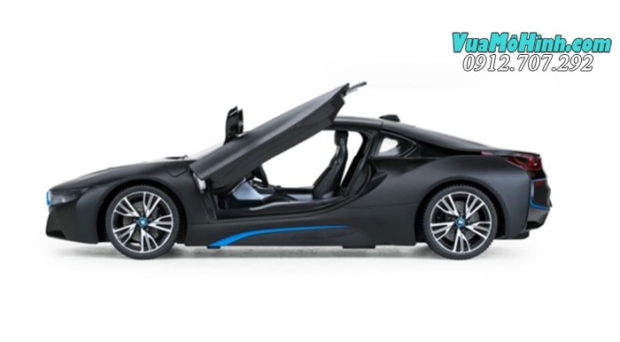 Mô hình xe BMW i8 siêu xe ô tô điều khiển từ xa 1:14 Rastar, sóng điều khiển 2.4Ghz chống trùng sóng, mở cửa tự động chỉ với một nút bấm