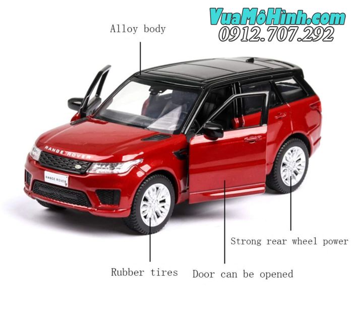 Mô hình xe Range Rover tỉ lệ 1/36  jackiekim đồ chơi xe hơi 