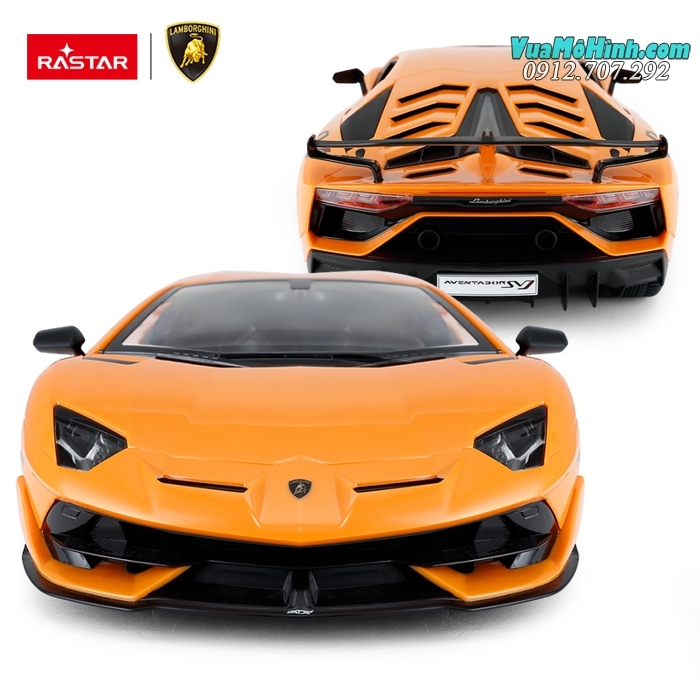 Mô hình xe Lamborghini Aventador SVJ ô tô điều khiển từ xa tỷ lệ 1:14 Rastar