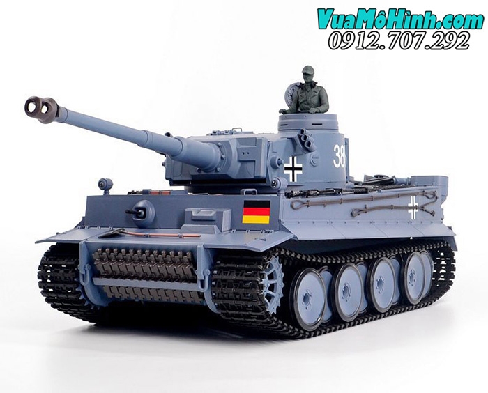 mô hình xe tăng điều khiển từ xa rc tank heng long german tiger 1 3818-1 pro