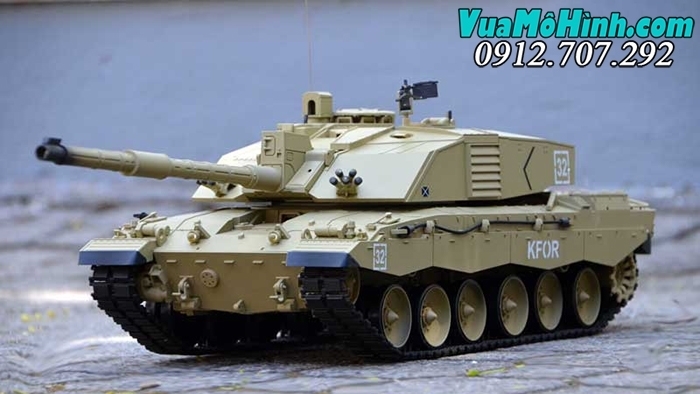 xe tăng mô hình điều khiển từ xa rc tank heng long british challenger ii 2 xích kim loại nhựa pro 3908 3908-1