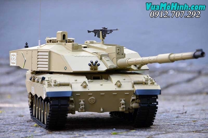 xe tăng mô hình điều khiển từ xa rc tank heng long british challenger ii 2 xích kim loại nhựa pro 3908 3908-1