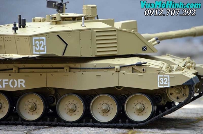 xe tăng mô hình điều khiển từ xa rc tank heng long british challenger ii 2 xích kim loại nhựa pro 3908 3908-1