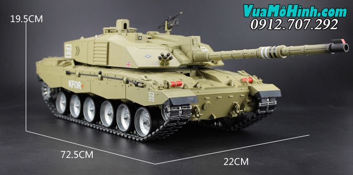 xe tăng mô hình điều khiển từ xa rc tank heng long british challenger ii 2 xích kim loại pro 3908 3908-1