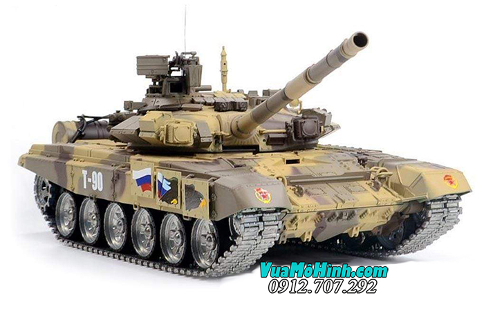 mô hình xe tăng điều khiển từ xa rc tank heng long russian t-90 t90 3938-1 phiên bản pro xích kim loại