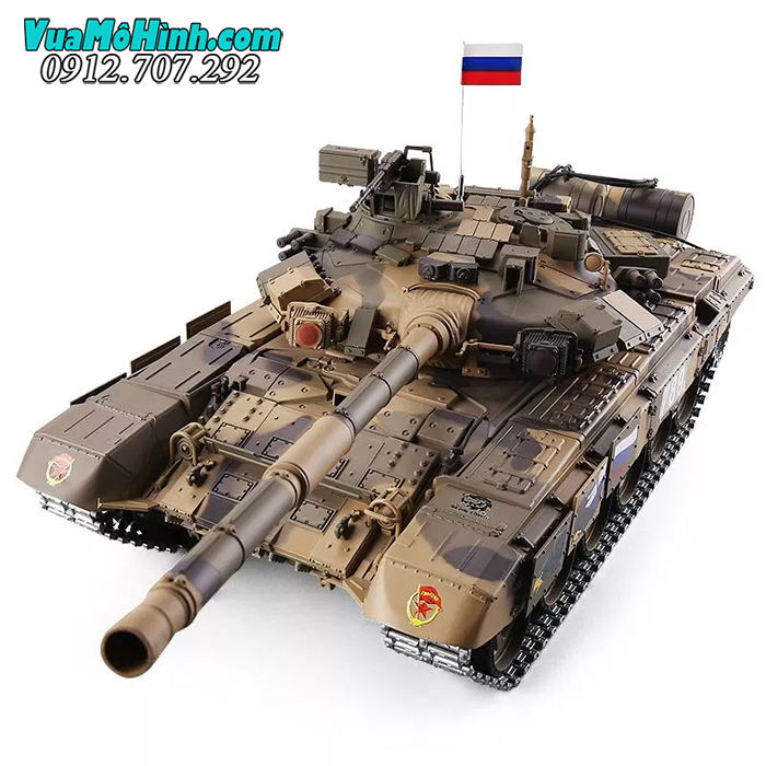 mô hình xe tăng điều khiển từ xa rc tank heng long russian t-90 t90 3938-1 phiên bản pro xích kim loại