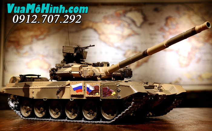 mô hình xe tăng điều khiển từ xa rc tank heng long russian t-90 t90 3938-1 phiên bản pro xích kim loại