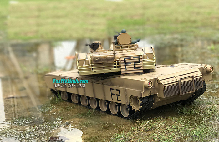 mô hình xe tăng điều khiển từ xa rc tank heng long m1a2 abrams abraham 3918 3918-1 pro xích kim loại