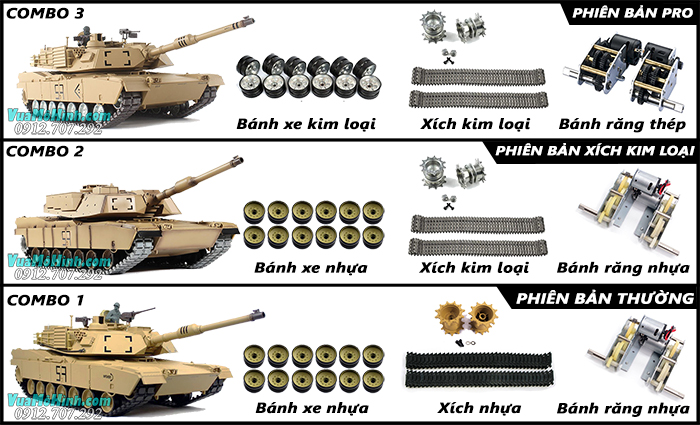 mô hình xe tăng điều khiển từ xa rc tank heng long m1a2 abrams abraham 3918 3918-1 pro xích kim loại