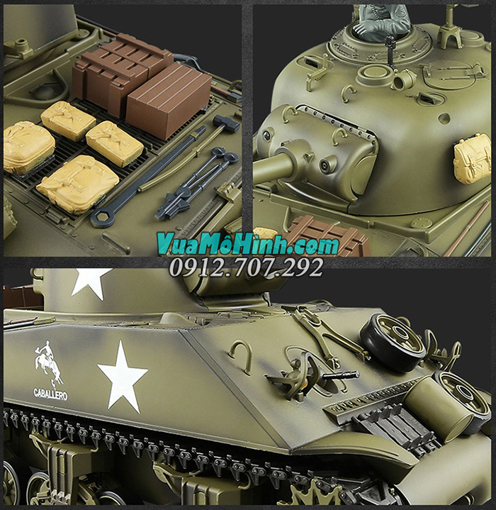 mô hình xe tăng quân sự điều khiển từ xa rc tank heng long m4a3 sherman 3898-1 phiên bản pro xích kim loại