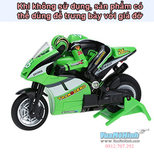 đồ chơi mô hình xe mô tô đua xe máy mini điều khiển từ xa tốc độ cao giá rẻ