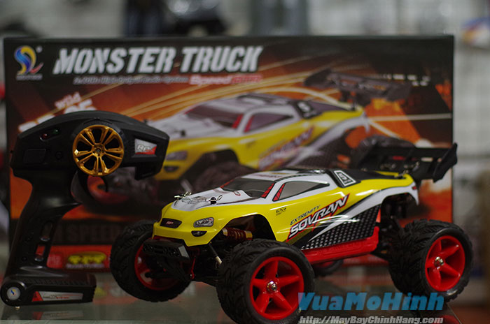 đồ chơi mô hình xe hơi monster truck sovran 05 xe ô tô đua địa hình off road điều khiển từ xa cao cấp tốc độ cao