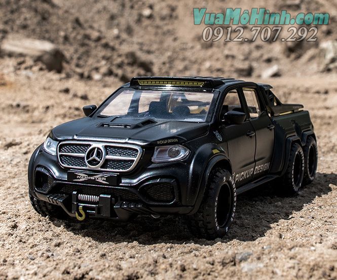 Ô tô mô hình tĩnh Mercedes Benz X-CLASS vỏ kim loại