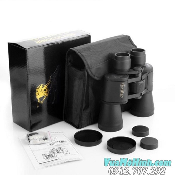 Ống nhòm 2 mắt GALIEO 20x50 góc nhìn rộng chuyên dụng du lịch dã ngoại cao cấp chính hãng