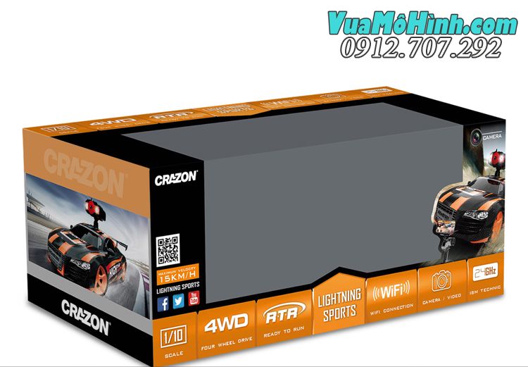 ô tô điều khiển từ xa Crazon chính hãng