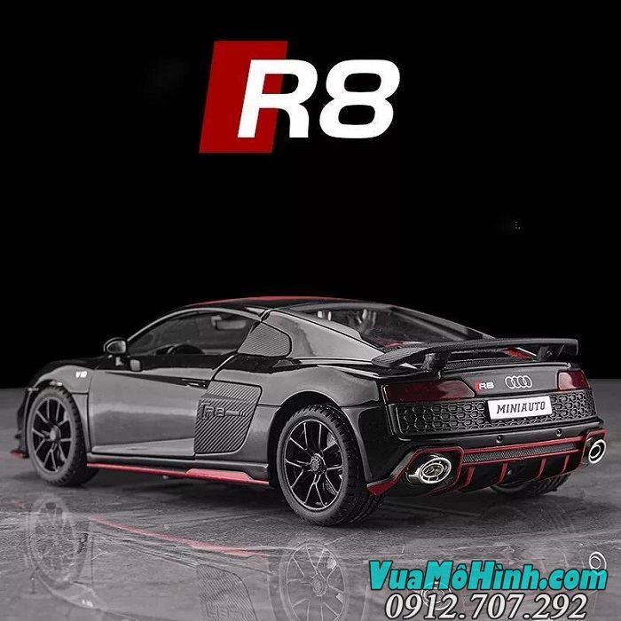 Mô hình xe Audi R8 V10 tỉ lệ 1/24 hãng Miniauto