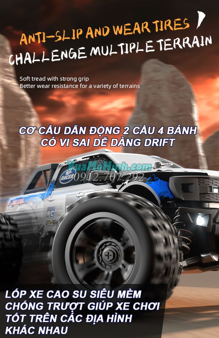 xe ô tô mô hình địa hình điều khiển từ xa tốc độ cao hardcore-i8 SCY 18102 18101 rc car suchiyu