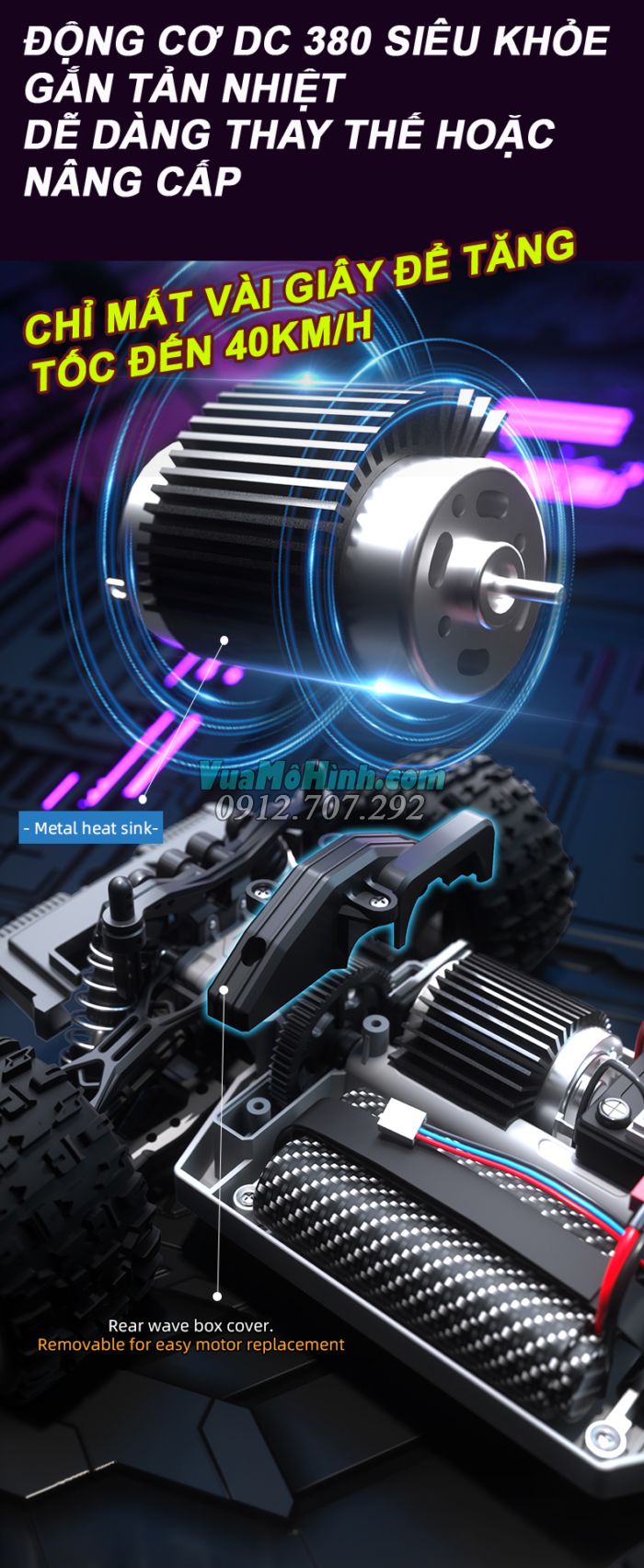 xe ô tô mô hình địa hình điều khiển từ xa tốc độ cao hardcore-i8 SCY 18102 18101 rc car suchiyu