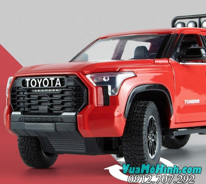 Mô hình xe ô tô Toyota Tundra pickup phiên bản 2023 tỉ lệ 1/24