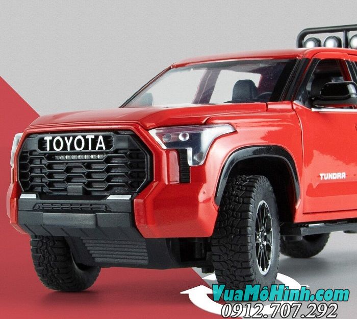 Mô hình xe ô tô Toyota Tundra pickup phiên bản 2023 tỉ lệ 1/24 