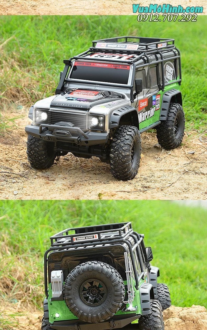 Hb Zp1005 - Xe địa hình điều khiển từ xa Rock Crawler ZP1005 cỡ lớn tỉ lệ 1/10