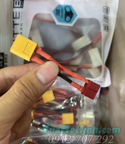 Giắc (Jack) chuyển đổi pin XT60 Esc XT60 SM - Jack T chữ T đầu chuyển đổi cho xe, tàu, cano RC