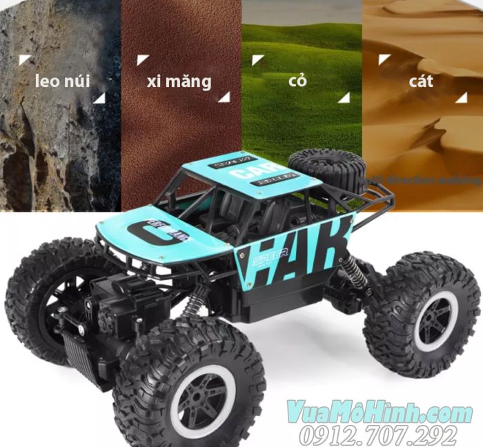 Rock Crawler xe ô tô địa hình điều khiển từ xa chính hãng giá rẻ mua bán hà nội hcm