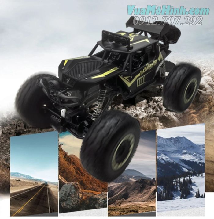 xe địa hình rock crawler điều khiển từ xa siêu to khổng lồ dài nửa mét