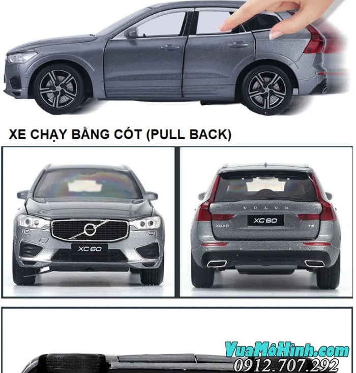 Mô hình xe Volvo XC60 tỉ lệ 1:32 hãng JACKIEKIM 