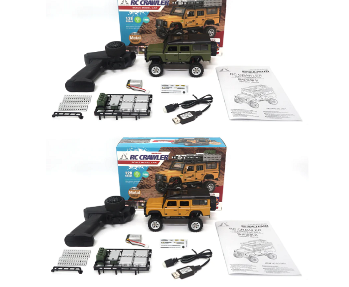 Xe ô tô điều khiển từ xa SG2801 vỏ kim loại tỉ lệ 1:28 đồ chơi RC Jeep Crawler SG 2801