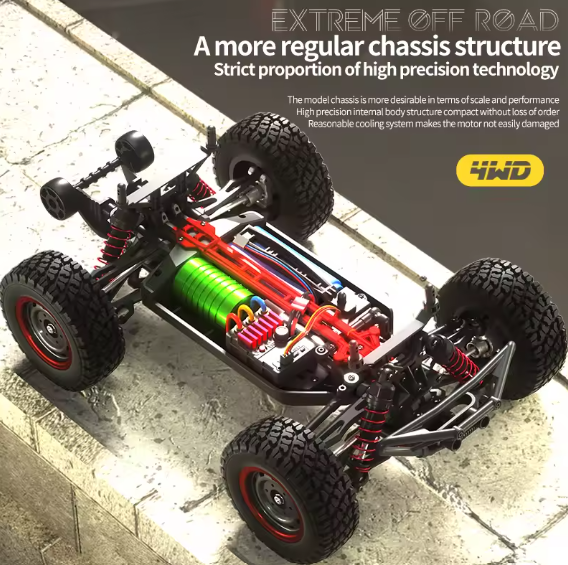 xe địa hình điều khiển từ xa SCY 16106 PRO tốc độ cao RC Car Brushless không chổi than 70km/h