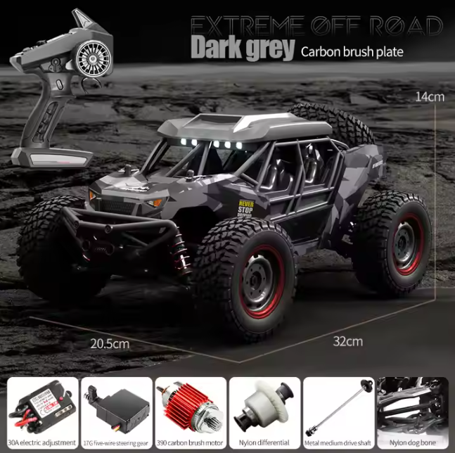 Xe địa hình điều khiển từ xa tốc độ cao SCY 16106 tỷ lệ 1/16 tốc độ 40km/h dẫn động 2 cầu scy16106