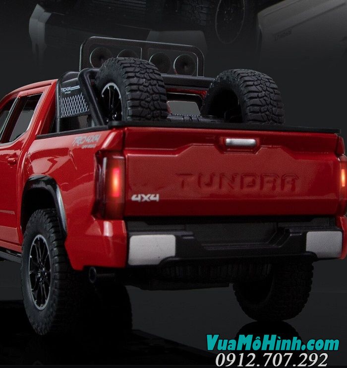 Mô hình xe ô tô Toyota Tundra pickup phiên bản 2023 tỉ lệ 1/24