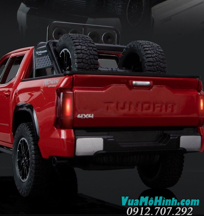 Mô hình xe ô tô Toyota Tundra pickup phiên bản 2023 tỉ lệ 1/24 