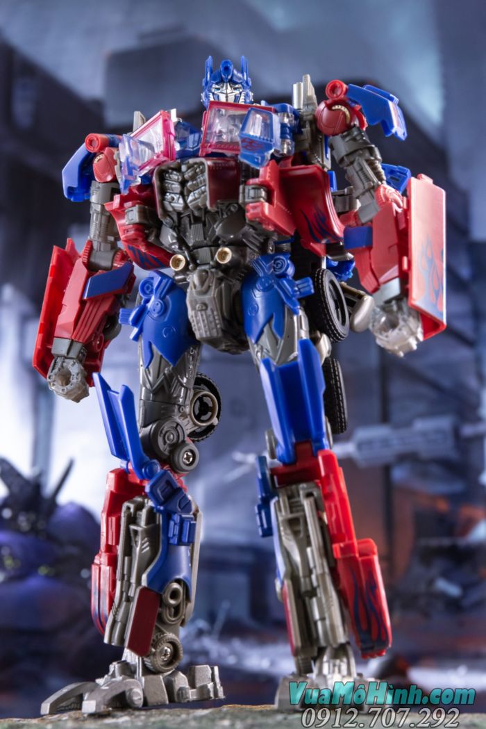 Mô Hình Tranformers Baiwei TW1022 Optimus Prime robot lắp ráp biến hình