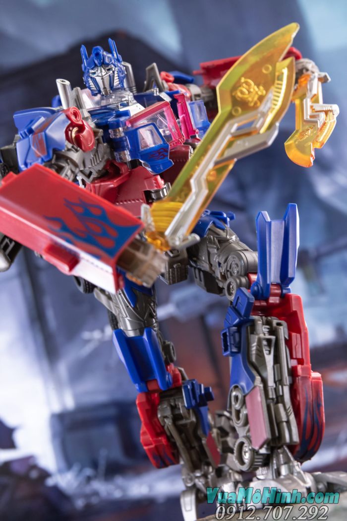 Mô Hình Tranformers Baiwei TW1022 Optimus Prime robot lắp ráp biến hình