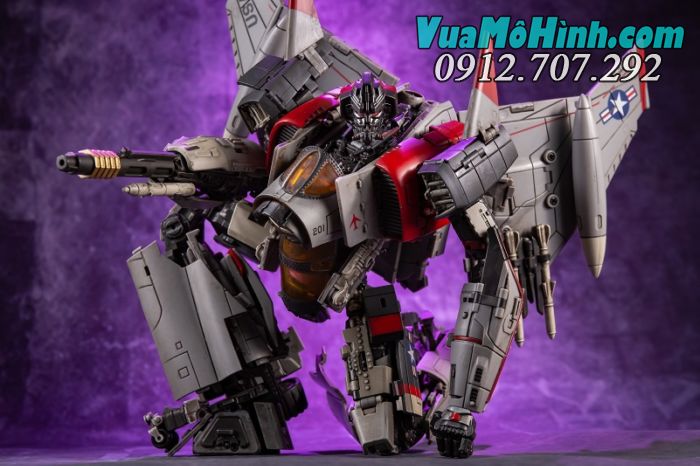 Mô hình Transformer Thunder Warrior SX-01 Blitzwing người máy biến hình