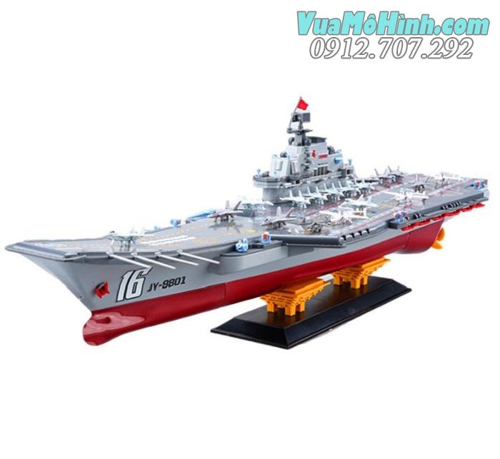 Tàu khu trục sân bay cỡ lớn T41 hãng JJRC mô hình hàng không mẫu hạm JY-9801 tàu chiến cano tàu thuỷ thuyền 