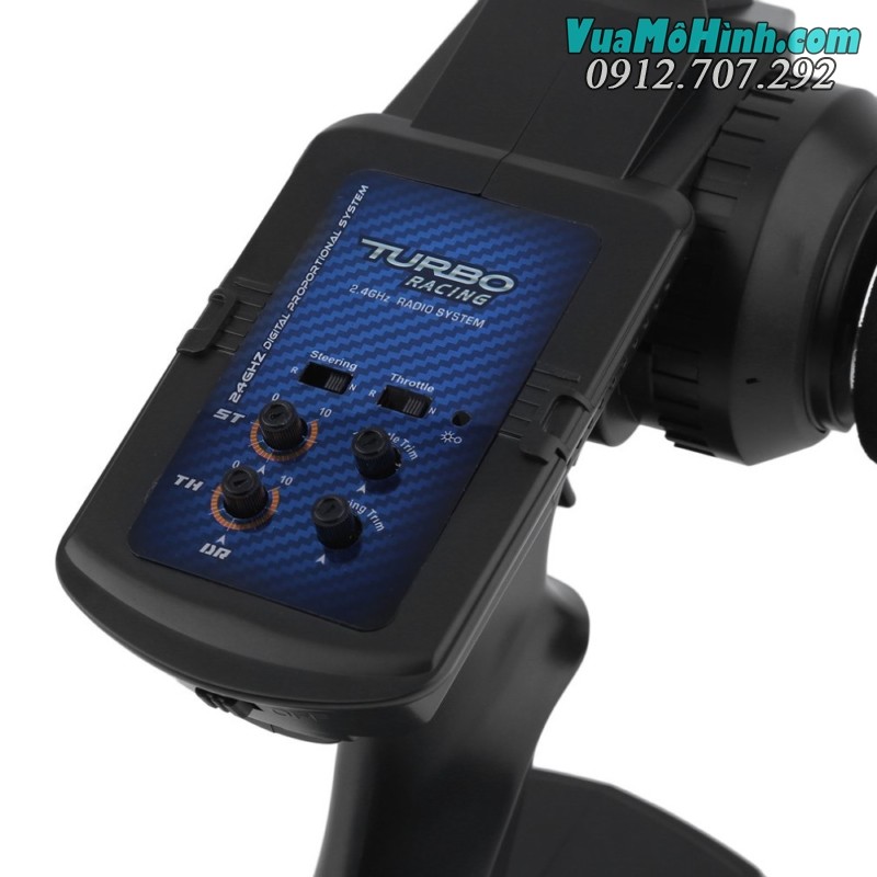 Tay điều khiển Turbo Racing 90102G 2 kênh 3 kênh dùng cho xe điều khiển và cano điều khiển