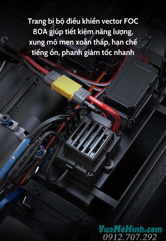 Mô hình xe địa hình điều khiển từ xa MJX H8H ALLRock tỉ lệ 1/8 bản RTR