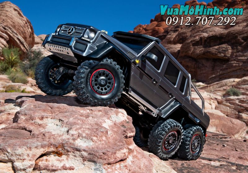 Traxxas TRX -6 - Xe địa hình điều khiển từ xa 6x6 w vượt mọi địa hình