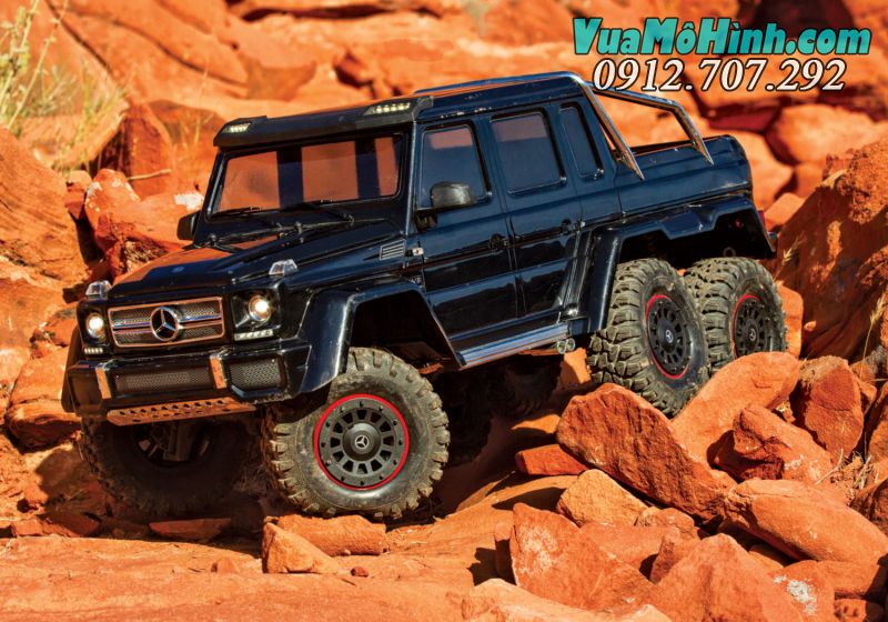 Traxxas TRX -6 - Xe địa hình điều khiển từ xa 6x6 w vượt mọi địa hình