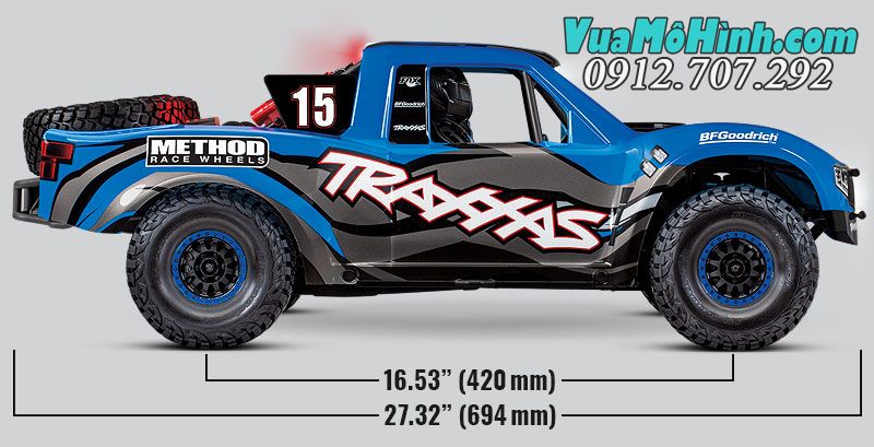 TRAXXAS UDR - xe điều khiển từ xa Phiên bản vỏ cho xe tỉ lệ 1/7 chính hãng