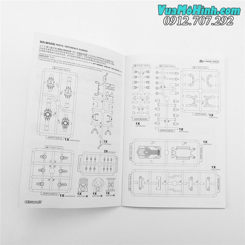 Untiloo-Hunter OH32A02 - Xe địa hình điều khiển từ xa lắp ghép