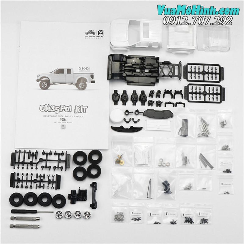 Untiloo OH35P01 F150 - Xe địa hình điều khiển từ xa tỉ lệ 1/35 Lắp ráp