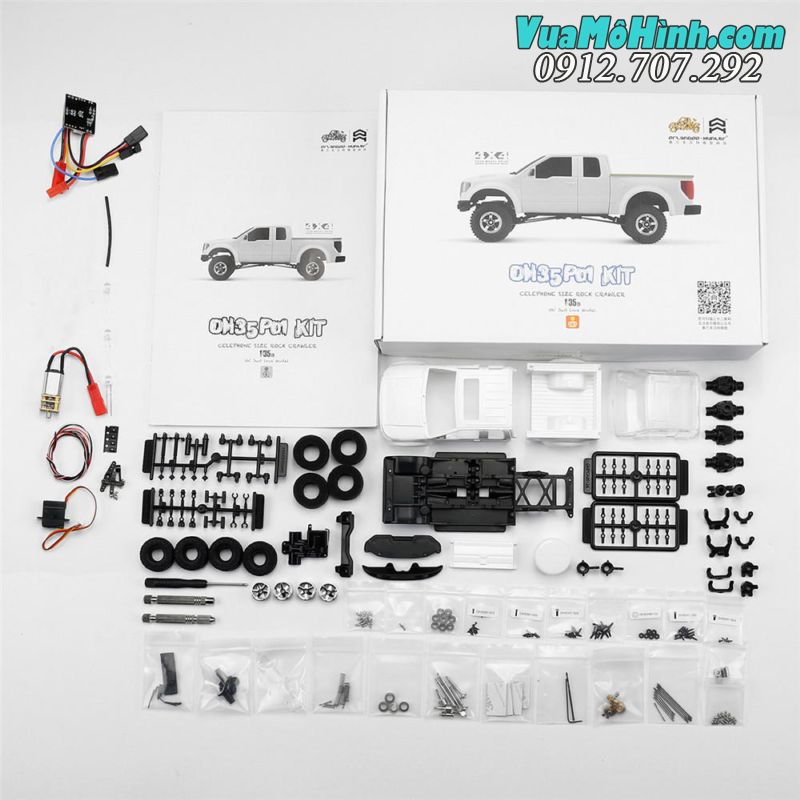 Untiloo OH35P01 F150 - Xe địa hình điều khiển từ xa tỉ lệ 1/35 Lắp ráp