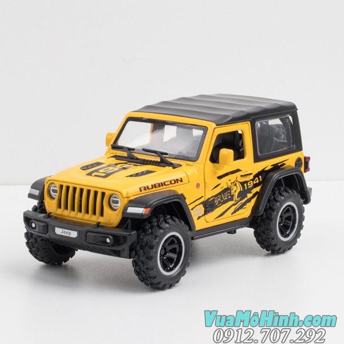 Mô hình xe Jeep Wrangler Rubicon 2 hãng Miniauto cửa tỉ lệ 1:20 