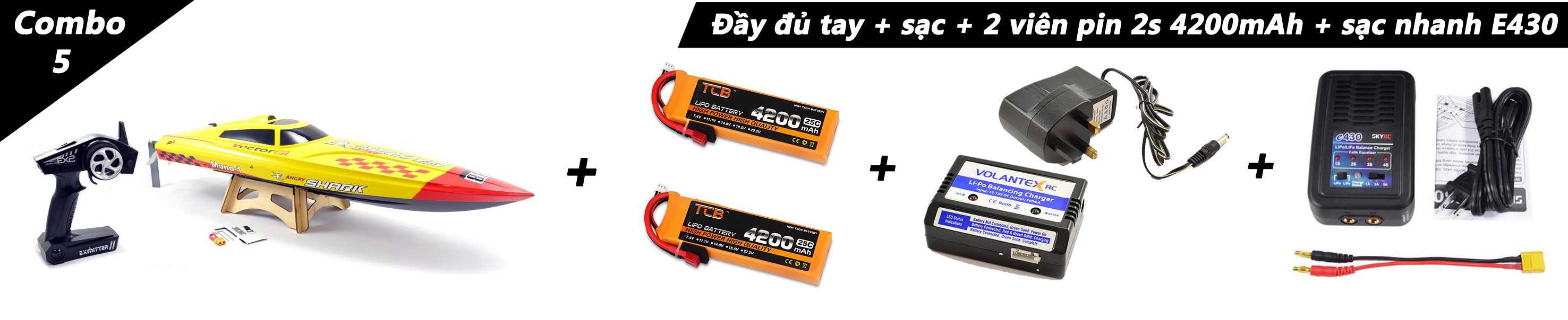 vector 80 pro mô hình tàu thủy cano thuyền điều khiển từ xa volantex vector angry shark cao cấp chính hãng tốc độ cao