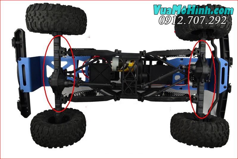 VRX RH1047 BF-4J DF-4J DF 4J Crawler xe địa hình điều khiển từ chống nước 1/10 4WD chính hãng