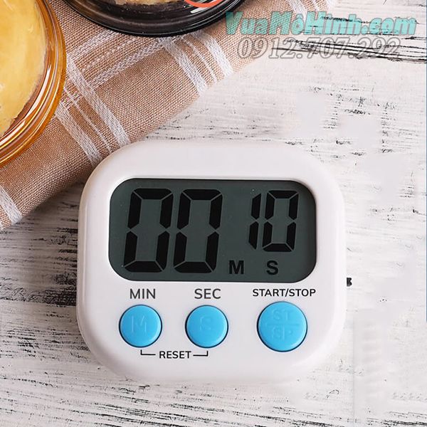 Đồng hồ hẹn giờ chính hãng đồng hồ hẹn thời gian nấu ăn đồng hồ báo thức đồng hồ xem giờ